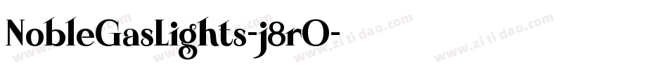 NobleGasLights-j8rO字体转换