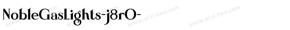 NobleGasLights-j8rO字体转换