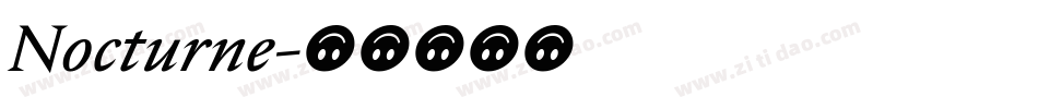 Nocturne字体转换