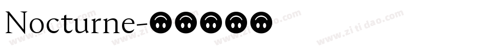 Nocturne字体转换