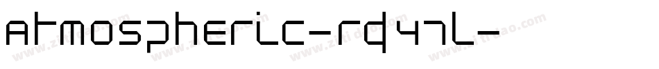 Atmospheric-rg4aL字体转换