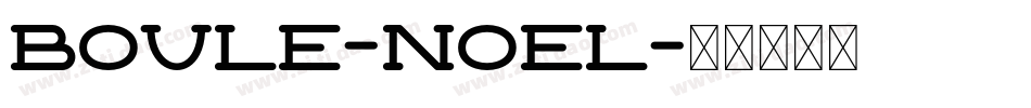 Boule-Noel字体转换