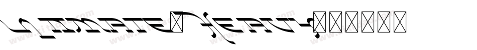 Ultimate-Heavy字体转换