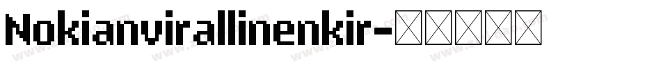 Nokianvirallinenkir字体转换