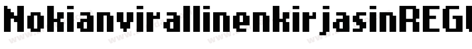 NokianvirallinenkirjasinREGULAR字体转换
