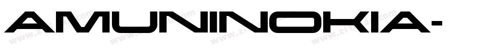 amuninokia字体转换