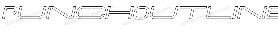 PunchOutlineItalic-L38mD字体转换