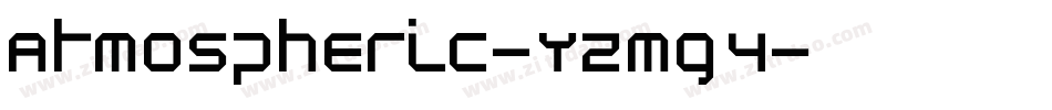 Atmospheric-YzMG4字体转换
