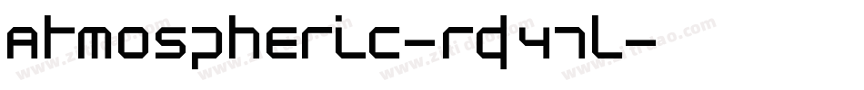 Atmospheric-rg4aL字体转换
