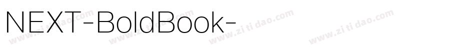 NEXT-BoldBook字体转换