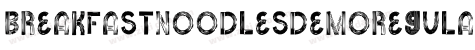 BreakfastNoodlesDemoRegular-1Ga5L字体转换