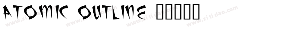 Atomic-Outline字体转换