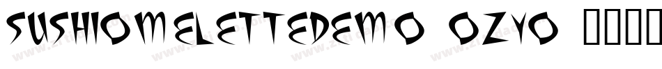 SushiOmeletteDemo-oZYo字体转换