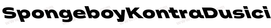 SpongeboyKontraDusiciel-rV1L字体转换