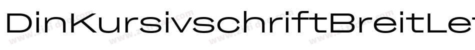 DinKursivschriftBreitLeftalicGhost-GM3Z字体转换