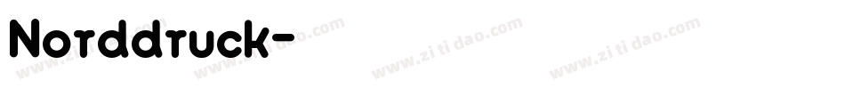 Norddruck字体转换