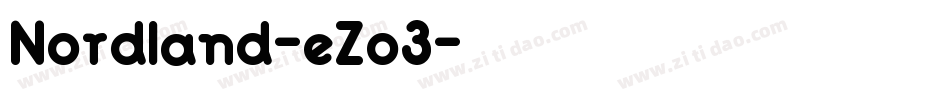 Nordland-eZo3字体转换
