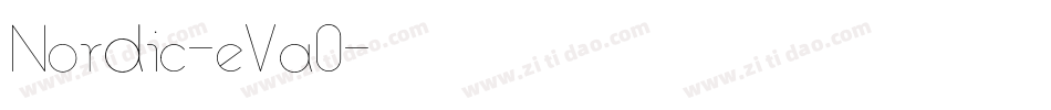 Nordic-eVaO字体转换