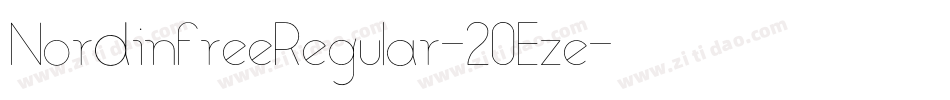 NordinfreeRegular-2OEze字体转换