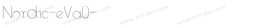 Nordic-eVaO字体转换
