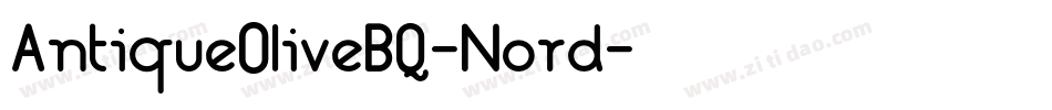 AntiqueOliveBQ-Nord字体转换
