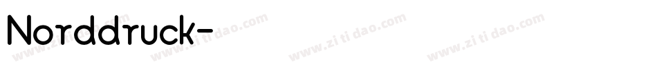 Norddruck字体转换