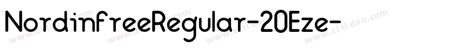 NordinfreeRegular-2OEze字体转换
