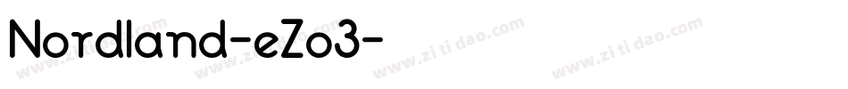 Nordland-eZo3字体转换