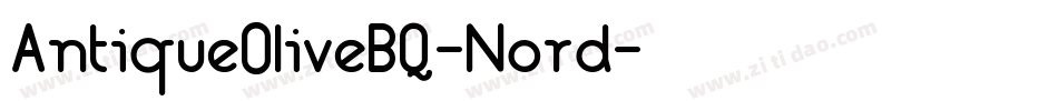 AntiqueOliveBQ-Nord字体转换
