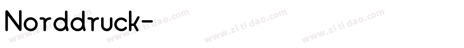 Norddruck字体转换