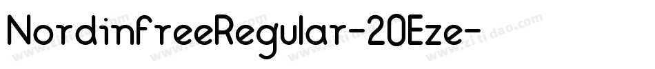 NordinfreeRegular-2OEze字体转换