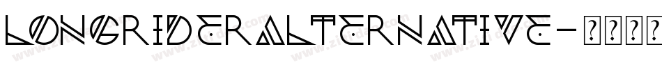 LongRiderAlternative字体转换