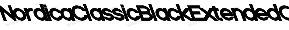 NordicaClassicBlackExtendedOppositeObliqueOutline-Jen7字体转换