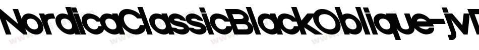 NordicaClassicBlackOblique-jvDl字体转换