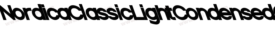 NordicaClassicLightCondensedOppositeOblique-1MXj字体转换