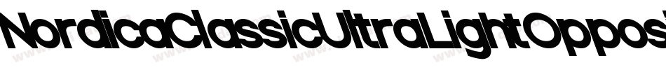 NordicaClassicUltraLightOppositeOblique-zqya字体转换