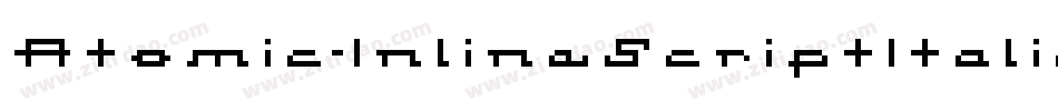 Atomic-InlineScriptItalic字体转换