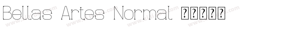 Bellas-Artes-Normal字体转换
