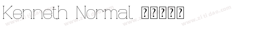 Kenneth-Normal字体转换
