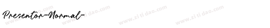 Presentor-Normal字体转换