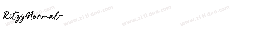 RitzyNormal字体转换