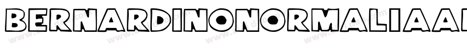 BernardinoNormal-aAr5字体转换