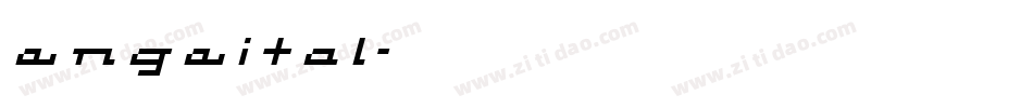 engeital字体转换