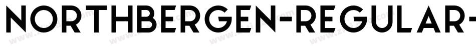 NorthBergen-Regular字体转换