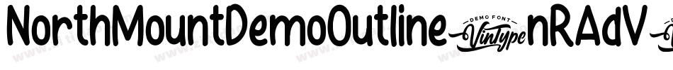 NorthMountDemoOutline-nRAdV字体转换 NorthMountDemoOutline-nRAdV字体转换