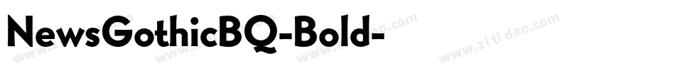NewsGothicBQ-Bold字体转换