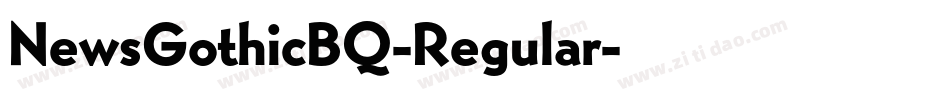 NewsGothicBQ-Regular字体转换