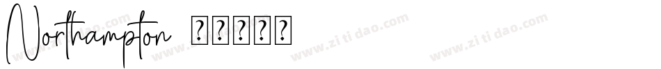 Northampton字体转换