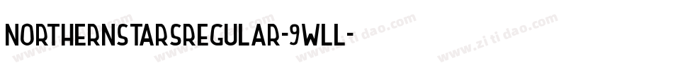 NorthernStarsRegular-9wlL字体转换