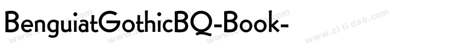 BenguiatGothicBQ-Book字体转换
